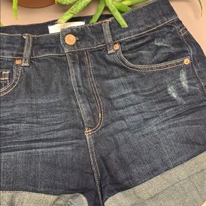 High waisted retro Garage brand shorts